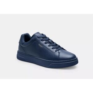 NEW COACH Size‎ 11.5DSneaker Deep Blue High Line All Leather $265